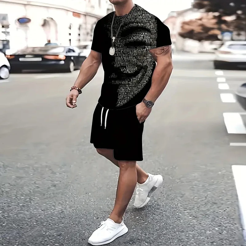 2025 New Fashionable Men's 3D Printed Set Summer Travel Set Sports Round Neck Comfortable T-shirt Shorts 2-piece Set Men's Party
2025 New Fashionable Men's 3D Printed Set Summer Travel Set Sports Round Neck Comfortable T-shirt Shorts 2-piece Set Men's Party