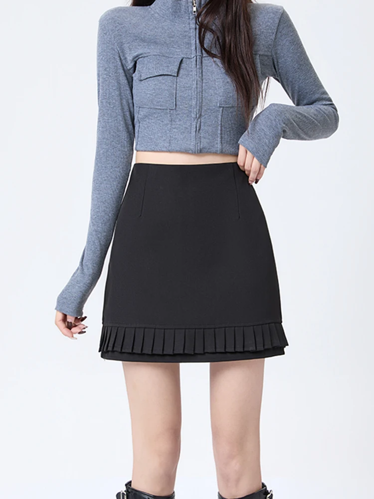 Юбка-трапеция с высокой талией, женская, для офиса, весна-лето, модная, универсальная, короткая юбка в корейском стиле, из полиэфирного волокна
Юбка-трапеция с высокой талией, женская, для офиса, весна-лето, модная, универсальная, короткая юбка в корейском стиле, из полиэфирного волокна