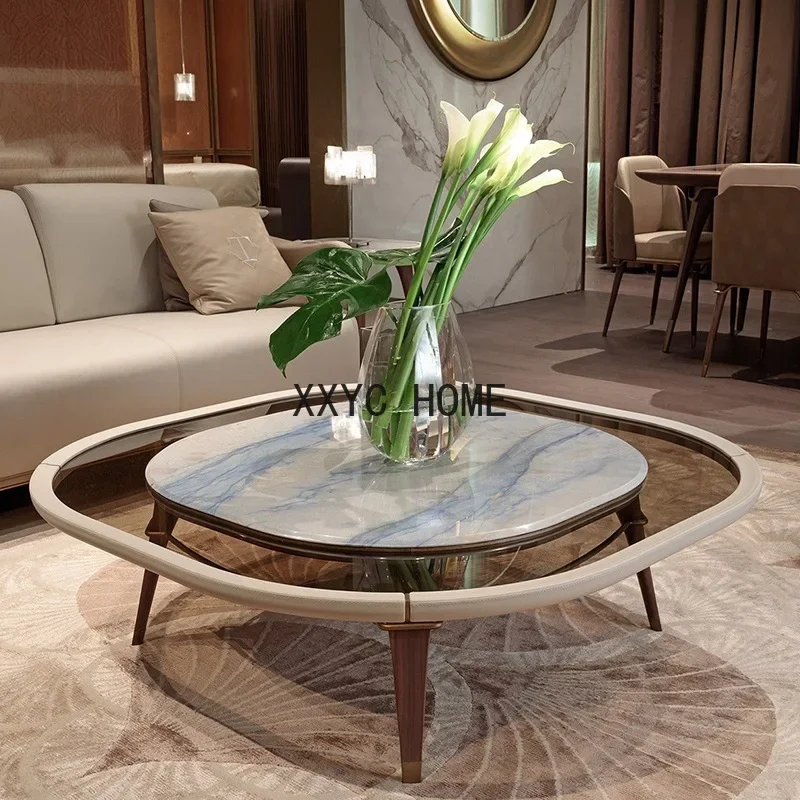 Italian Light Luxury Modern Solid Wood Marble Living Room Minimalist Coffee Table
Italian Light Luxury Modern Solid Wood Marble Living Room Minimalist Coffee Table