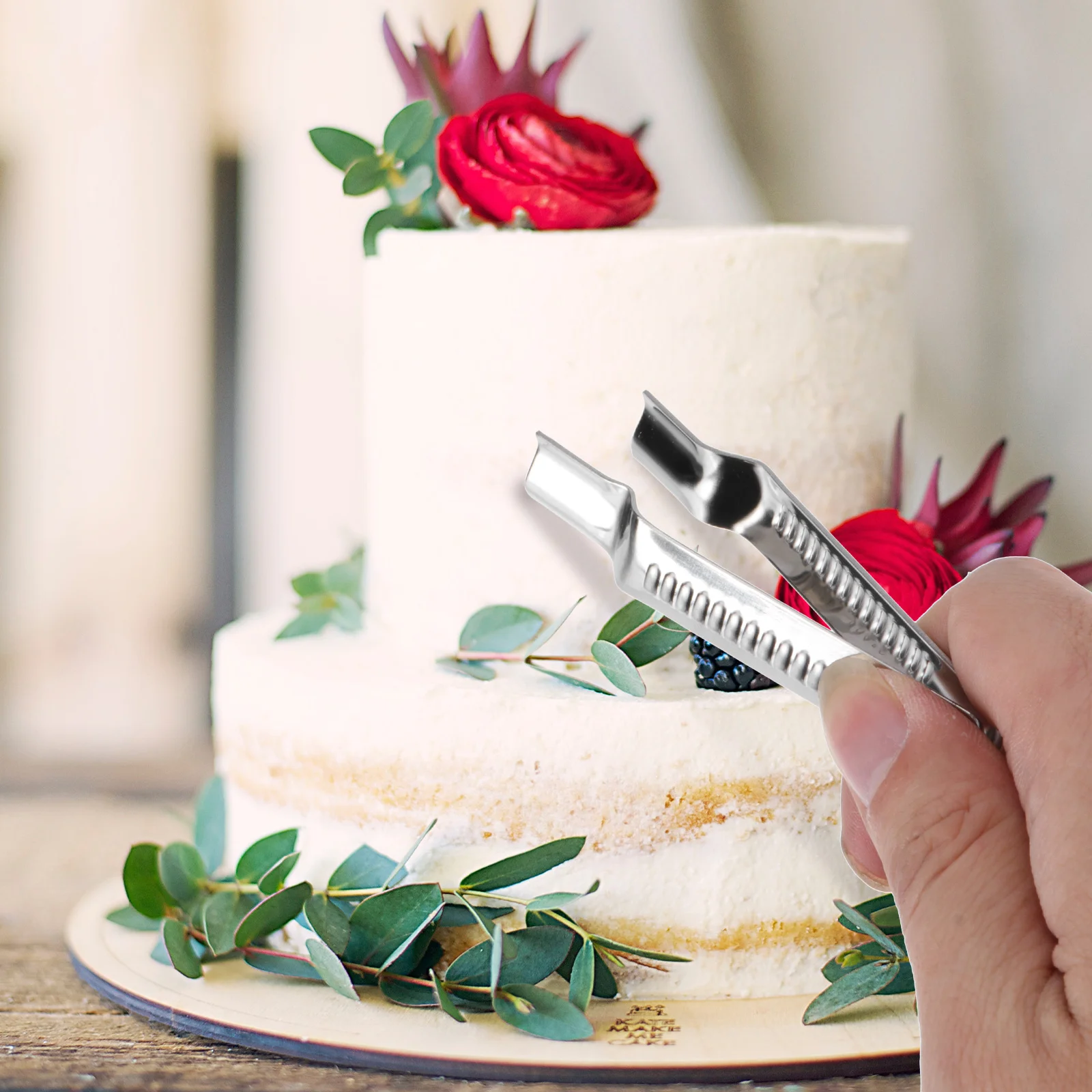 4Pcs Cake Lace Clips Stainless Steel Sugarcraft Cake Decorating Kit Fondant Tools Baking Cookie Clamp Crimper Sugarcraft Tools 
4Pcs Cake Lace Clips Stainless Steel Sugarcraft Cake Decorating Kit Fondant Tools Baking Cookie Clamp Crimper Sugarcraft Tools