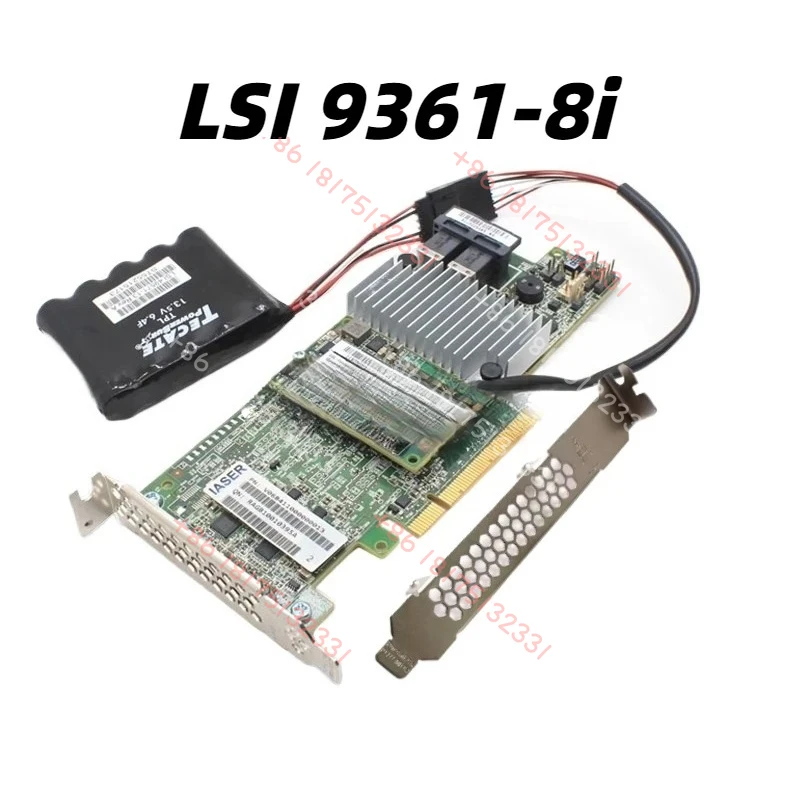 Контроллер RAID LSI 9361-8I 12 Гбит/с, 1 ГБ кэш-памяти с батареей, SATA/SAS
Контроллер RAID LSI 9361-8I 12 Гбит/с, 1 ГБ кэш-памяти с батареей, SATA/SAS