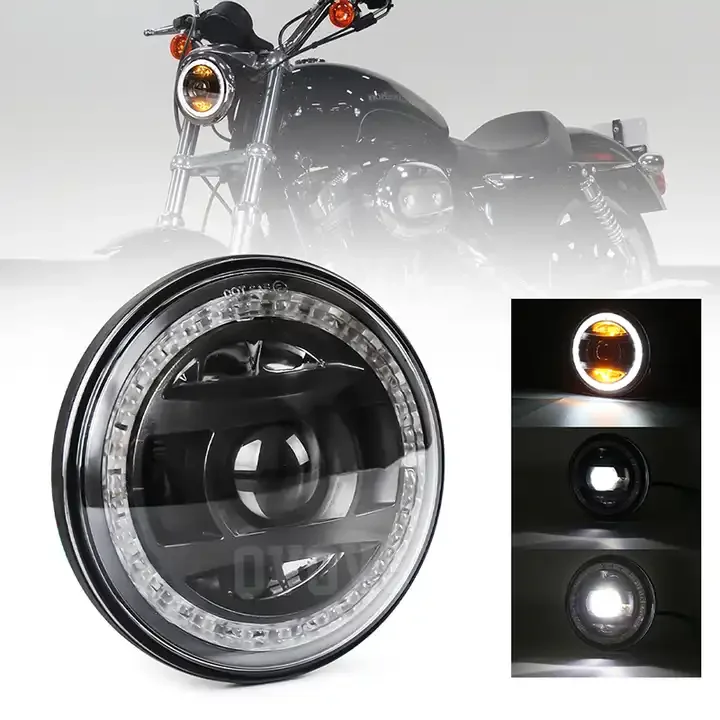 Brightest 5-3/4" Motorcycles 5.75" Round LED Projection Headlight
Brightest 5-3/4" Motorcycles 5.75" Round LED Projection Headlight