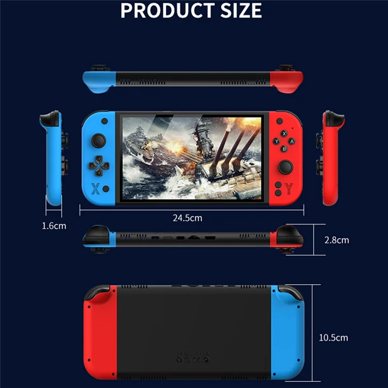 G90 Portable Game Console Arcade 7 Inch Screen Over 30 Simulators Retro Gaming Controller For PSP/PS/N64/GBC Black
G90 Portable Game Console Arcade 7 Inch Screen Over 30 Simulators Retro Gaming Controller For PSP/PS/N64/GBC Black