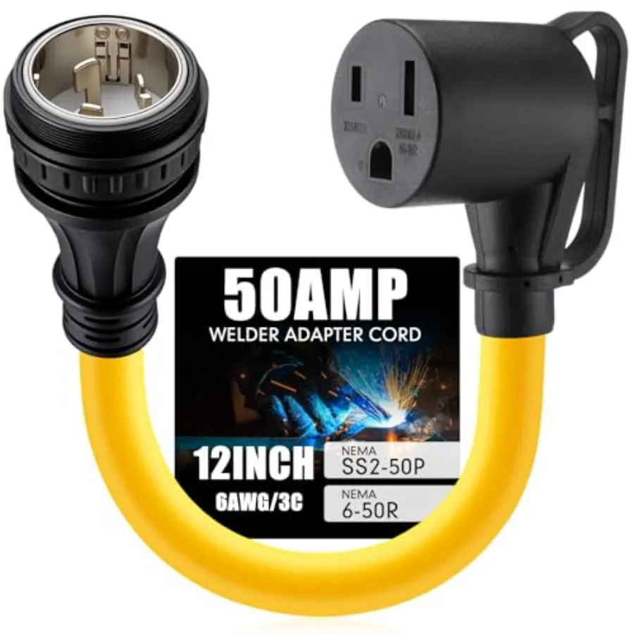 Кабель-адаптер для сварочного аппарата 50А, 6AWG, совместимый с NEMA, с разъемами типа «папа» и «мама», усиленный, 4-контактный и 3-контактный адаптер для генераторов, автодомов, STW 6AWG/3C 1
Кабель-адаптер для сварочного аппарата 50А, 6AWG, совместимый с NEMA, с разъемами типа «папа» и «мама», усиленный, 4-контактный и 3-контактный адаптер для генераторов, автодомов, STW 6AWG/3C 1