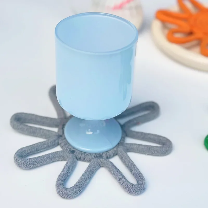 Sunflower Cotton Rope Coffee Cup Coaster Semi Handmade Heat Insulation Table Mat Cotton Pot Mat Flower Shaped Cup Coaster Doir
Sunflower Cotton Rope Coffee Cup Coaster Semi Handmade Heat Insulation Table Mat Cotton Pot Mat Flower Shaped Cup Coaster Doir