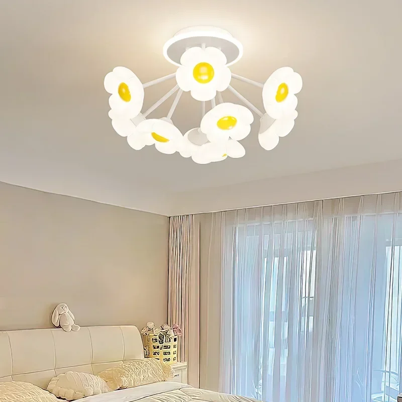 GHEUVNJ Bedroom light ceiling light cream wind Nordic flower room light warm and romantic home master bedroom lighting
GHEUVNJ Bedroom light ceiling light cream wind Nordic flower room light warm and romantic home master bedroom lighting