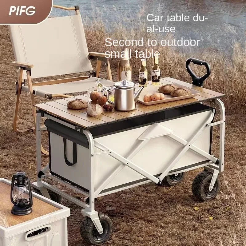 Outdoor Camping Portable Folding Cart Camping Picnic Car Camping Cart Field Stall Hand Cart
Outdoor Camping Portable Folding Cart Camping Picnic Car Camping Cart Field Stall Hand Cart