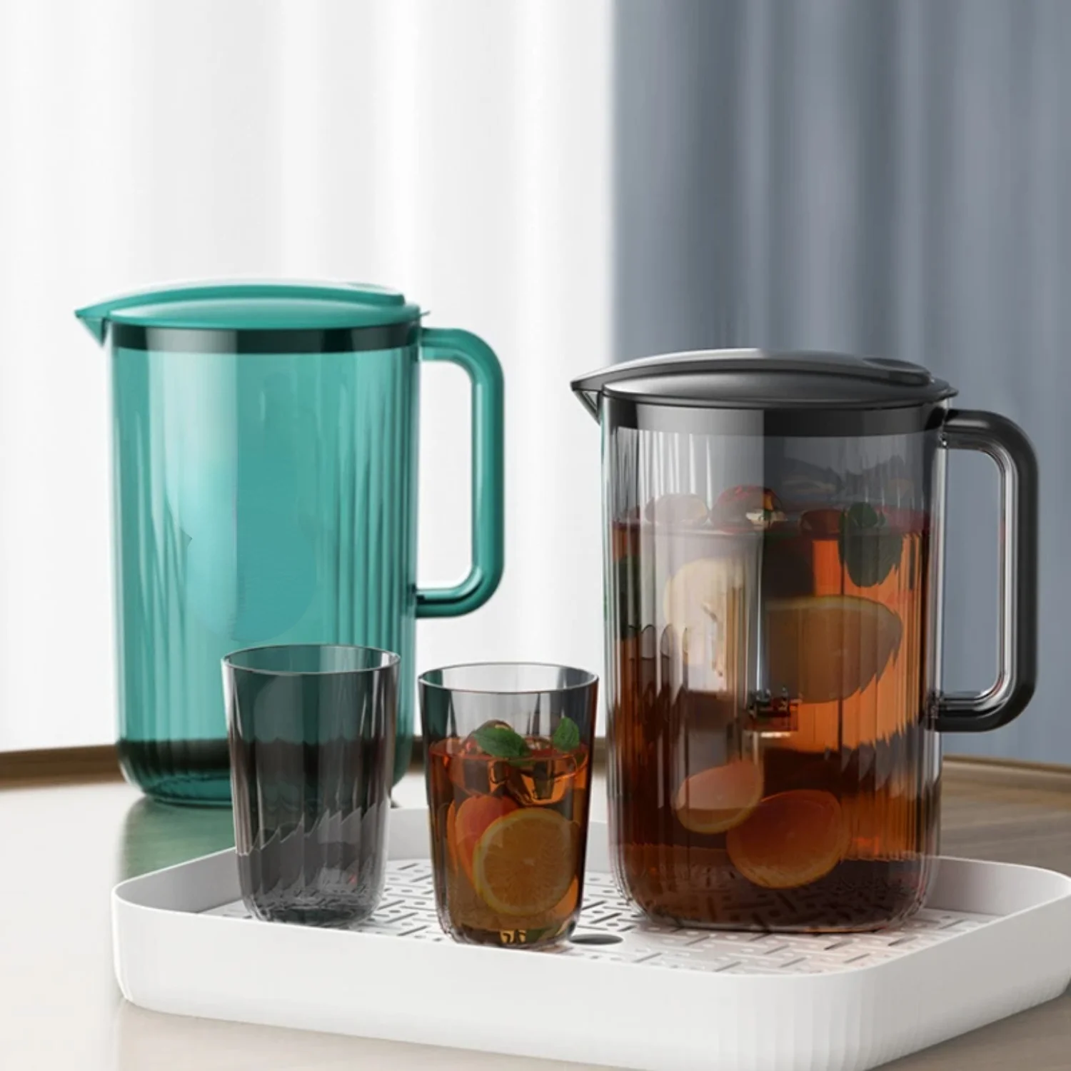 Black Handle Water Bottle With Lid Household Plastics Coffee Pot Portable Drinkware Water Bottle Children
Black Handle Water Bottle With Lid Household Plastics Coffee Pot Portable Drinkware Water Bottle Children