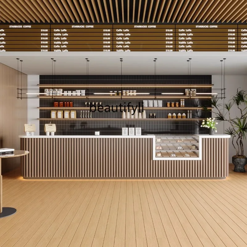Coffee shop bar checkout page simple modern light luxury dessert shop cake shop reception desk
Coffee shop bar checkout page simple modern light luxury dessert shop cake shop reception desk