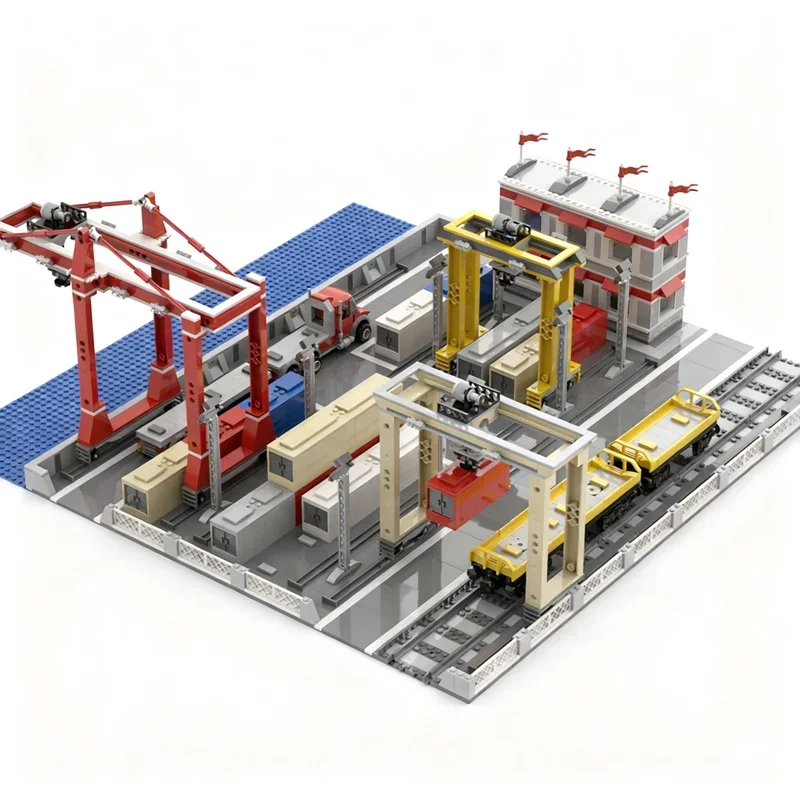 2383PCS MOC Creative Container Port Model DIY Ideas Christmas Display Assembly Building Blocks Gift Birthday Custom Gifts Decor
2383PCS MOC Creative Container Port Model DIY Ideas Christmas Display Assembly Building Blocks Gift Birthday Custom Gifts Decor