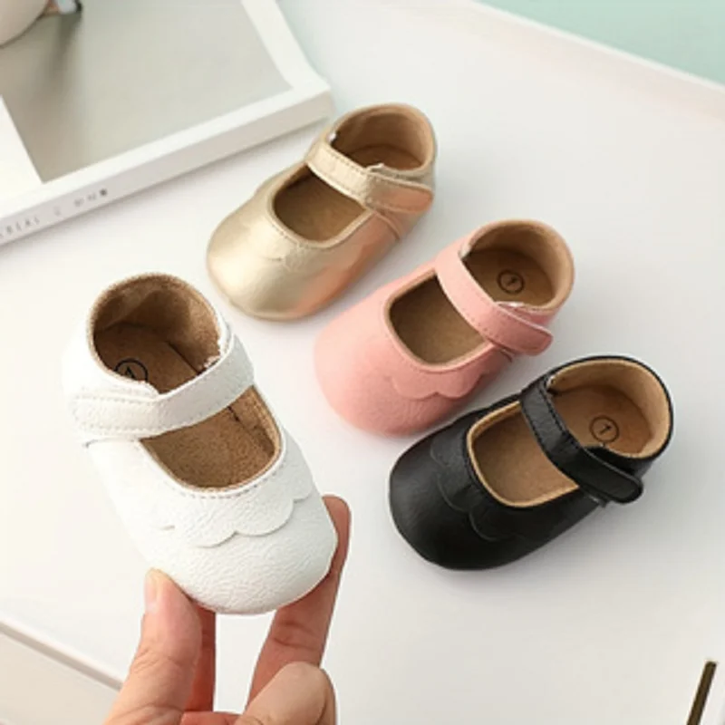 Infant Pre-Walker Shoes Baby Shoes 0-18M Girls Solid Color Princess Shoes Butterfly Knot PU Rubber Sole Daily Footwear
Infant Pre-Walker Shoes Baby Shoes 0-18M Girls Solid Color Princess Shoes Butterfly Knot PU Rubber Sole Daily Footwear