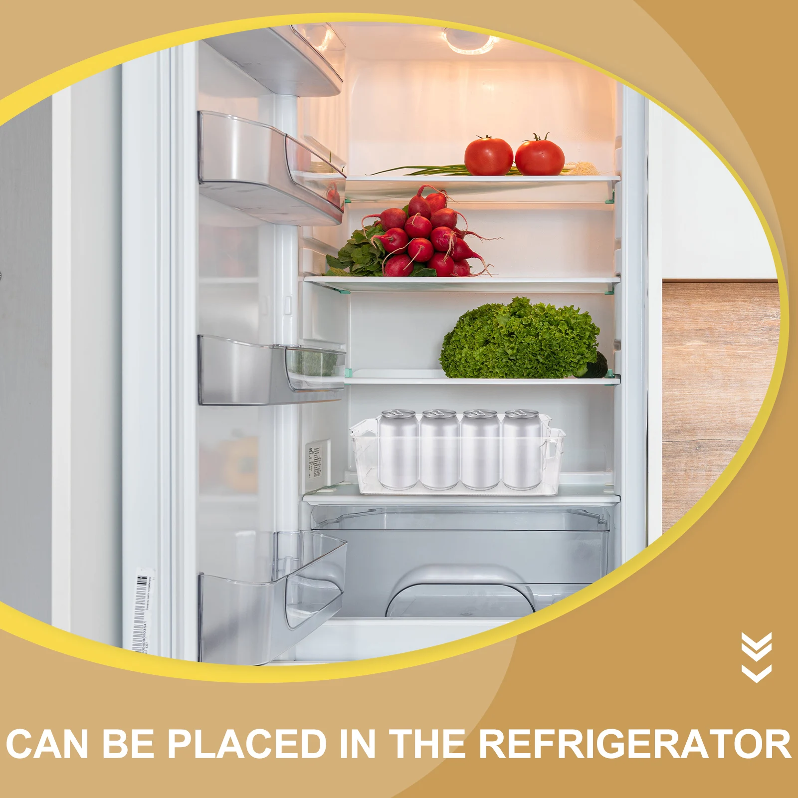 Refrigerator Storage Box Large Drink Rack Fridge Can Dispenser Organizer Soda Beer Holder Canned Food Container Fruit
Refrigerator Storage Box Large Drink Rack Fridge Can Dispenser Organizer Soda Beer Holder Canned Food Container Fruit