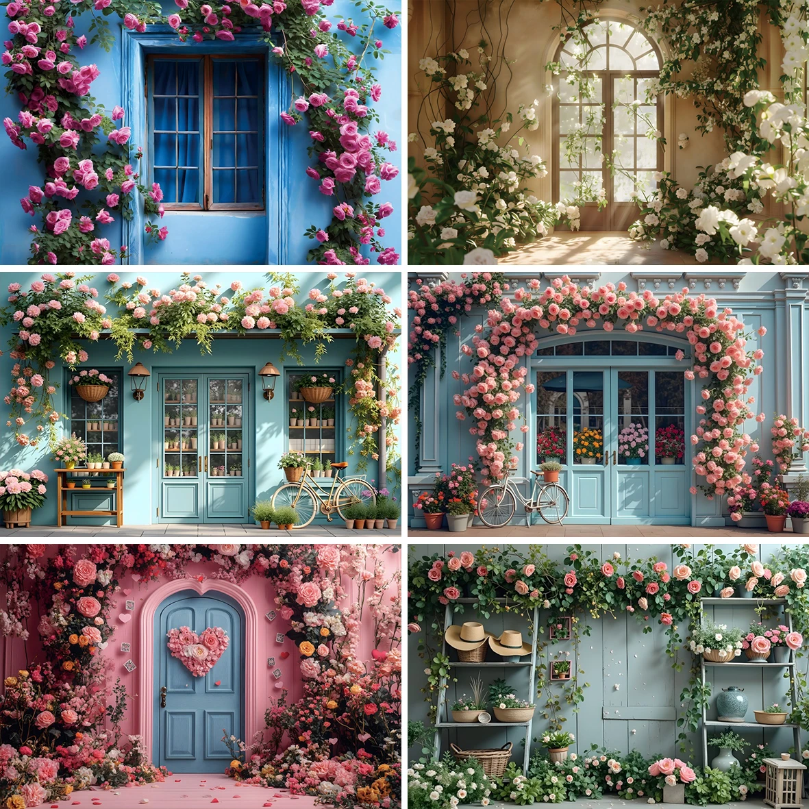 Romantic Floral Wedding Party Photography Backdrop Arch Windows Indoor Garden Baby Shower Children Portrait Photocall Background
Romantic Floral Wedding Party Photography Backdrop Arch Windows Indoor Garden Baby Shower Children Portrait Photocall Background