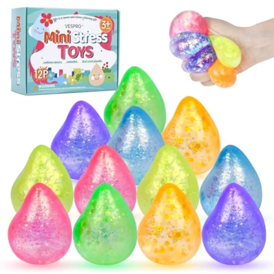 2 Pcak Fidget Stress Balls, Slow Rising Stress Ball for Adults, Hand Therapy Sensory Squishy Ball, Bulk Squishy Squeeze Ball Se
2 Pcak Fidget Stress Balls, Slow Rising Stress Ball for Adults, Hand Therapy Sensory Squishy Ball, Bulk Squishy Squeeze Ball Se