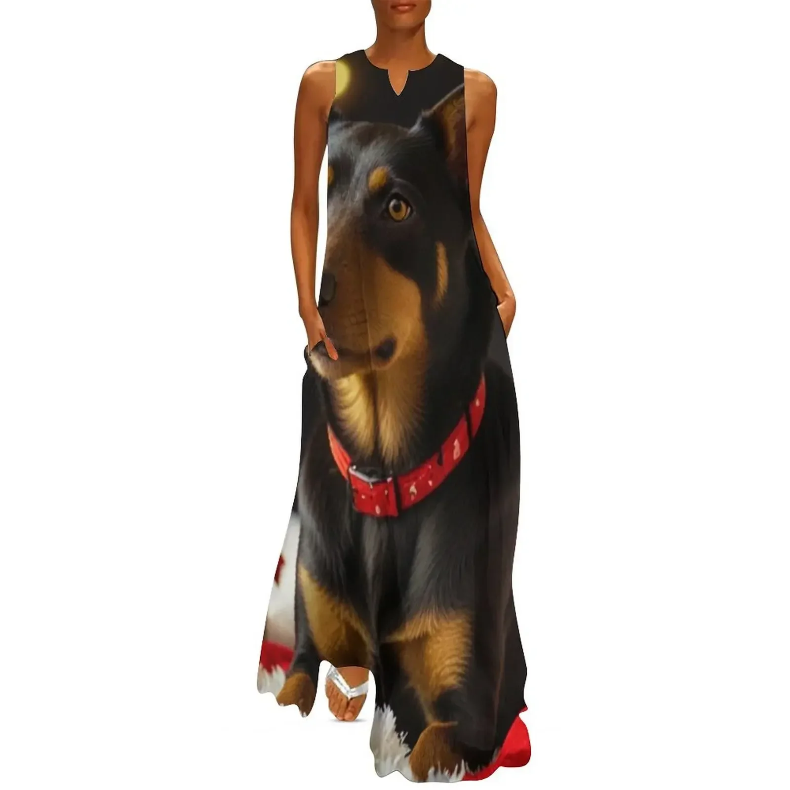 Australian Kelpie Dog Christmas Long Dress elegant dress Long dress woman long dresses for women
Australian Kelpie Dog Christmas Long Dress elegant dress Long dress woman long dresses for women