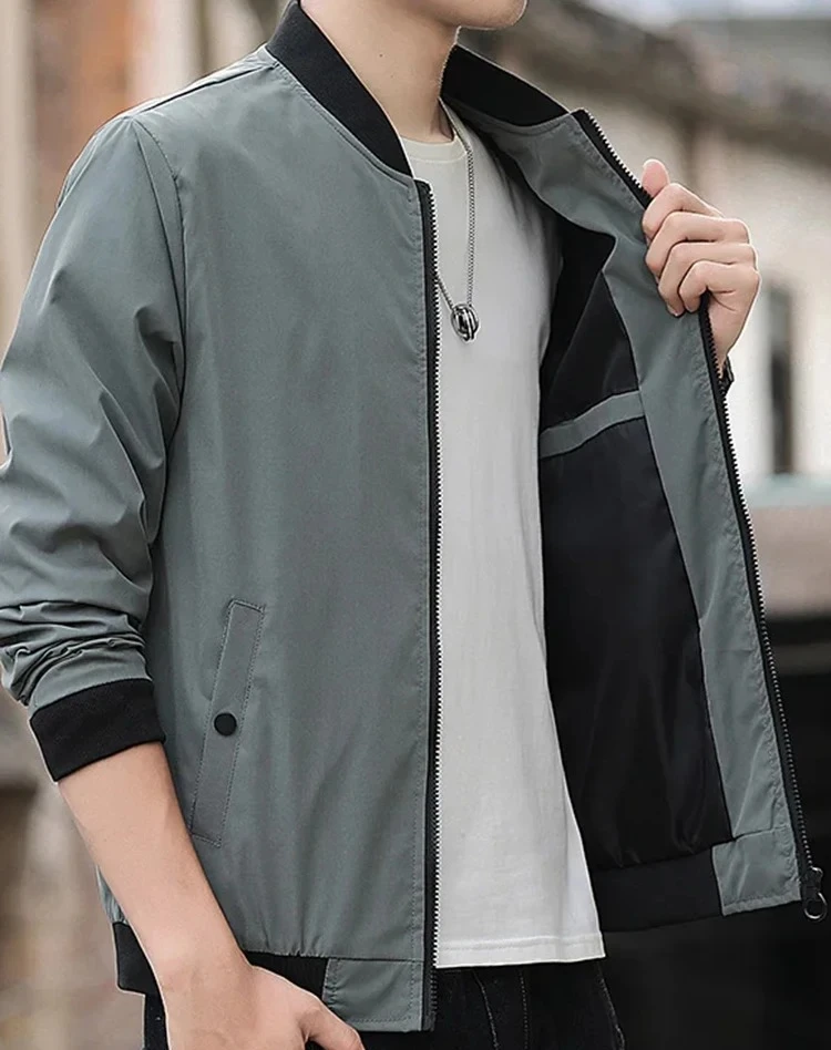 Мужская куртка-авиатор, ветрозащитное зимнее пальто, теплая куртка на молнии для занятий спортом на открытом воздухе, модная повседневная куртка с длинным рукавом
Мужская куртка-авиатор, ветрозащитное зимнее пальто, теплая куртка на молнии для занятий спортом на открытом воздухе, модная повседневная куртка с длинным рукавом