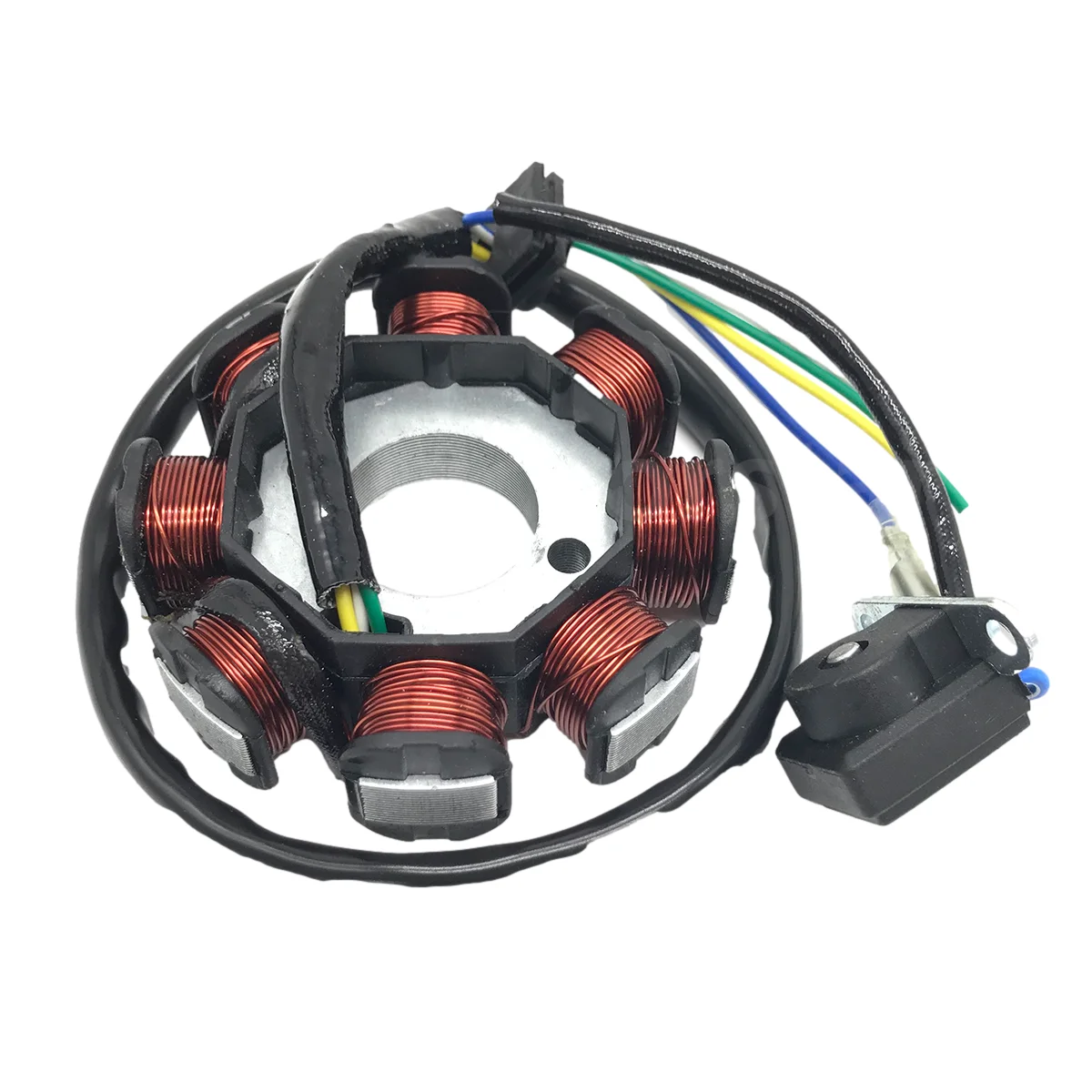 For GY6 50cc 8 Pole Stator Magneto coil 4 Wires 50cc-150cc Scooter Motorcycle Moped
For GY6 50cc 8 Pole Stator Magneto coil 4 Wires 50cc-150cc Scooter Motorcycle Moped