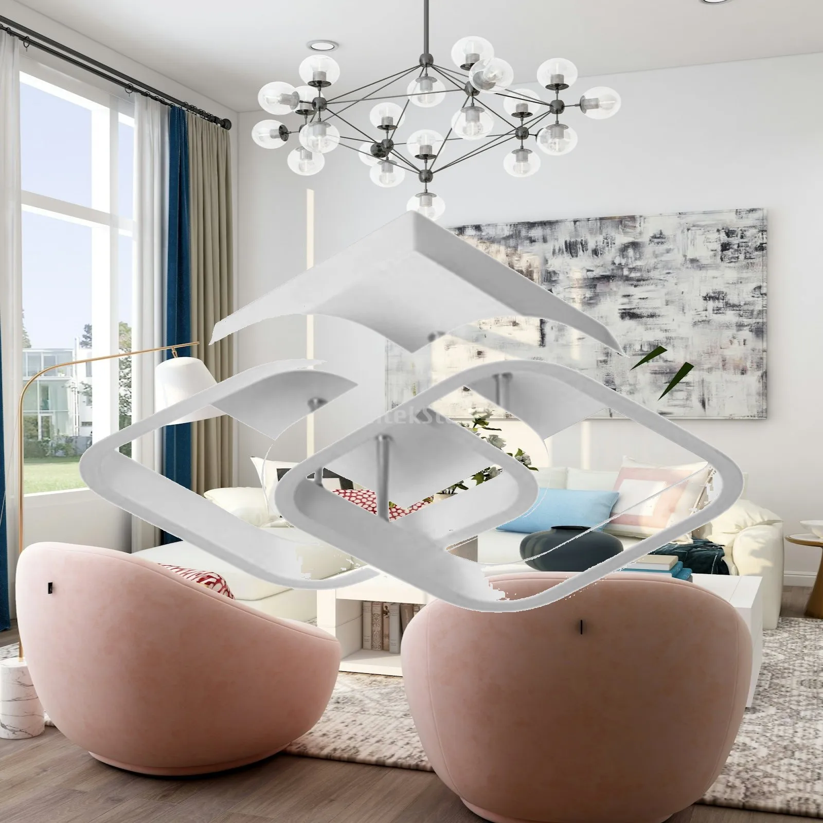 Room Light Entrances Control Square Daylight Neutral Shade LED for Farmhouse
Room Light Entrances Control Square Daylight Neutral Shade LED for Farmhouse