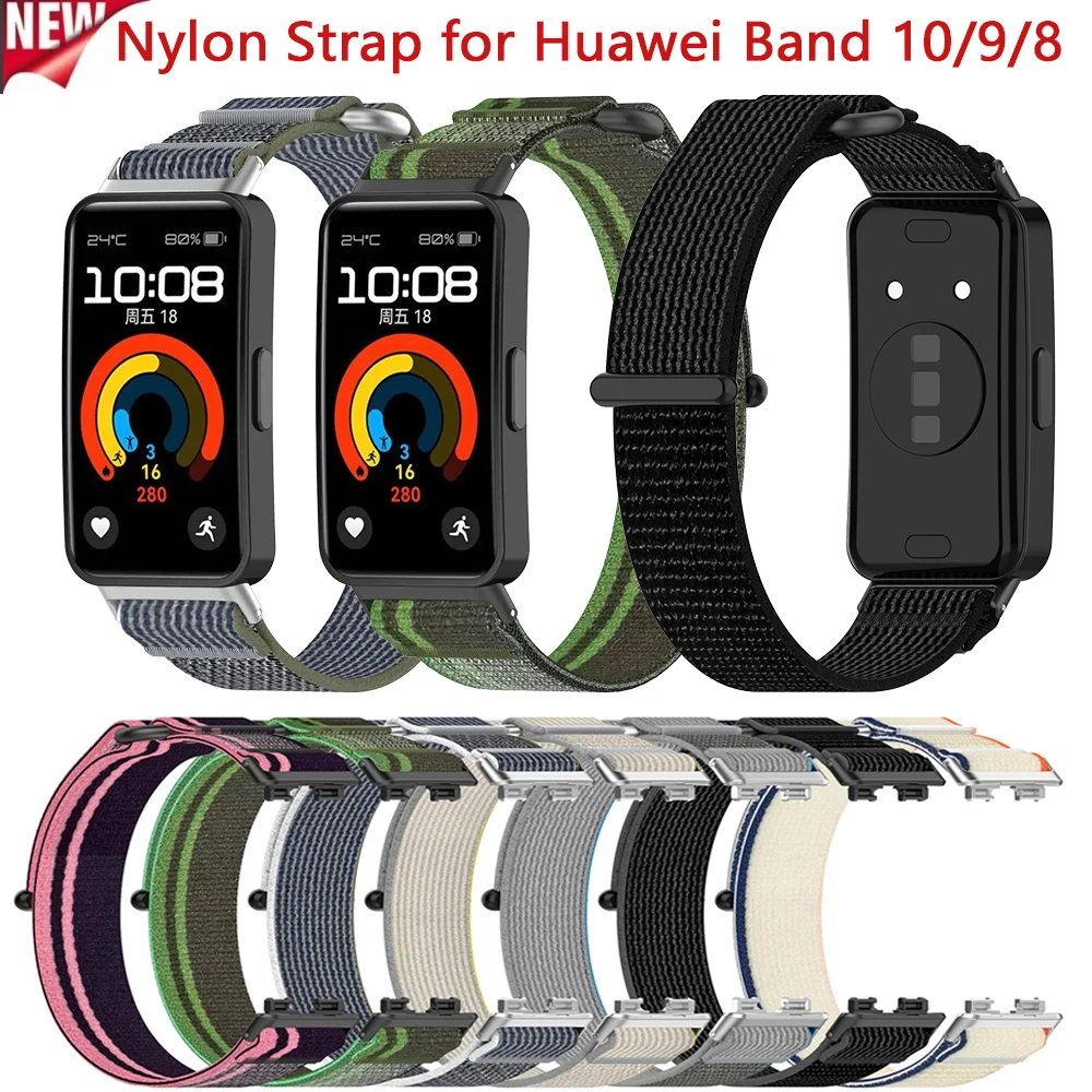 Strap for Huawei Band 10/9/8 Nylon Woven Loop Adjustable Watchband Bracelet Smart Watch Accessories Sports Breathable Watchband
Strap for Huawei Band 10/9/8 Nylon Woven Loop Adjustable Watchband Bracelet Smart Watch Accessories Sports Breathable Watchband
