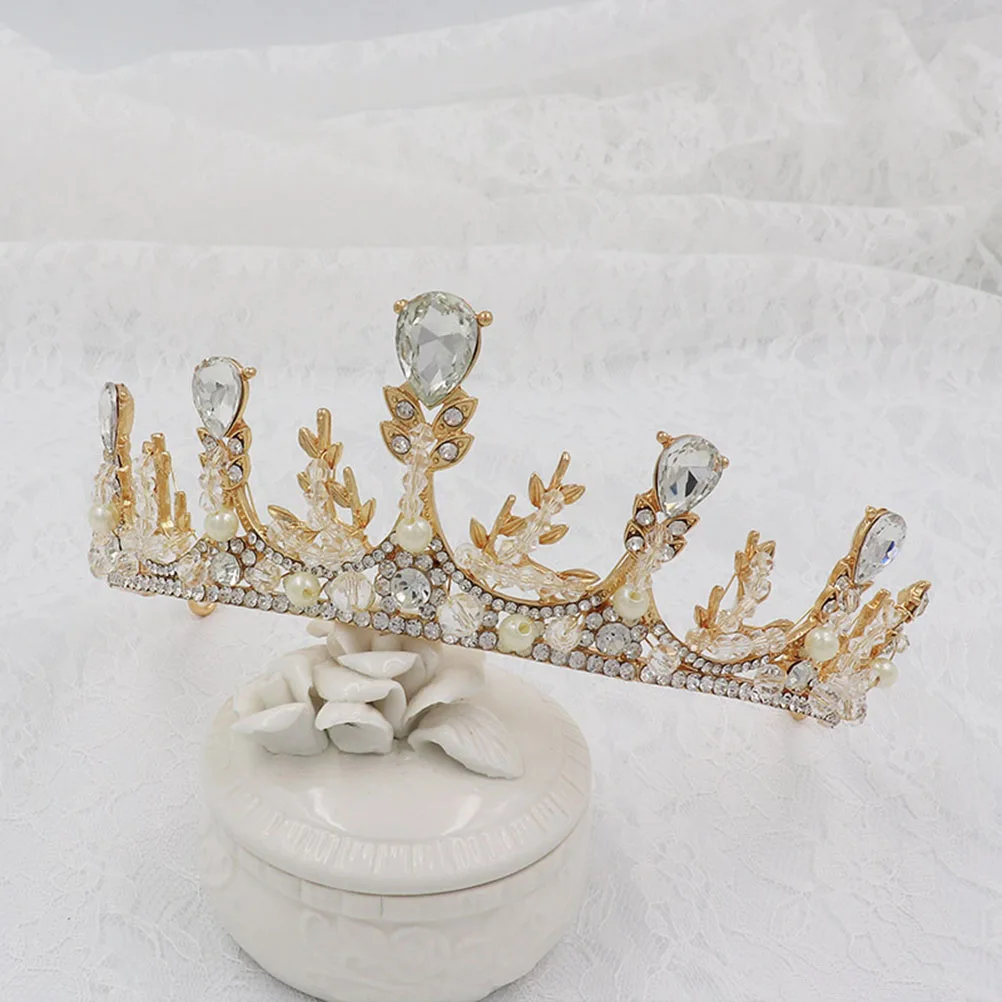 Elegant Bridal Tiara Wedding Crown Crystal Headpieces Baroque Vintage Lightweight Durable Portable HairDecoration
Elegant Bridal Tiara Wedding Crown Crystal Headpieces Baroque Vintage Lightweight Durable Portable HairDecoration