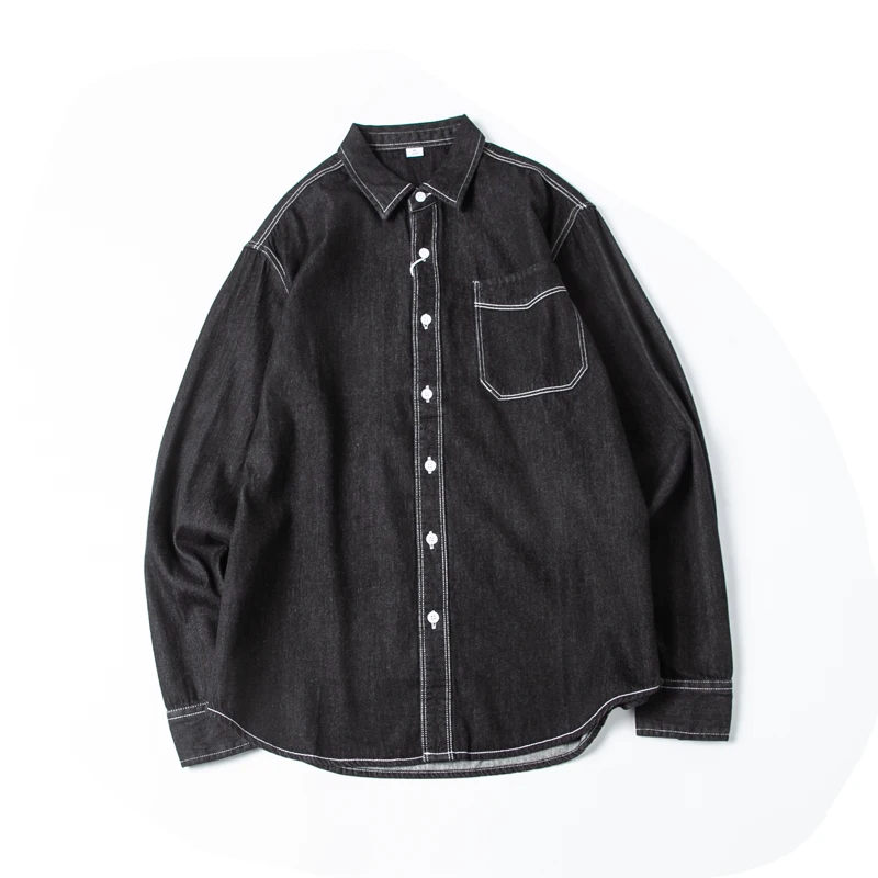 American Loose Japanese Style Retro Pure 100% Cotton Washed Shirt Trendy Brand Handsome Casual Denim Shirt Men's Top Jacket
American Loose Japanese Style Retro Pure 100% Cotton Washed Shirt Trendy Brand Handsome Casual Denim Shirt Men's Top Jacket