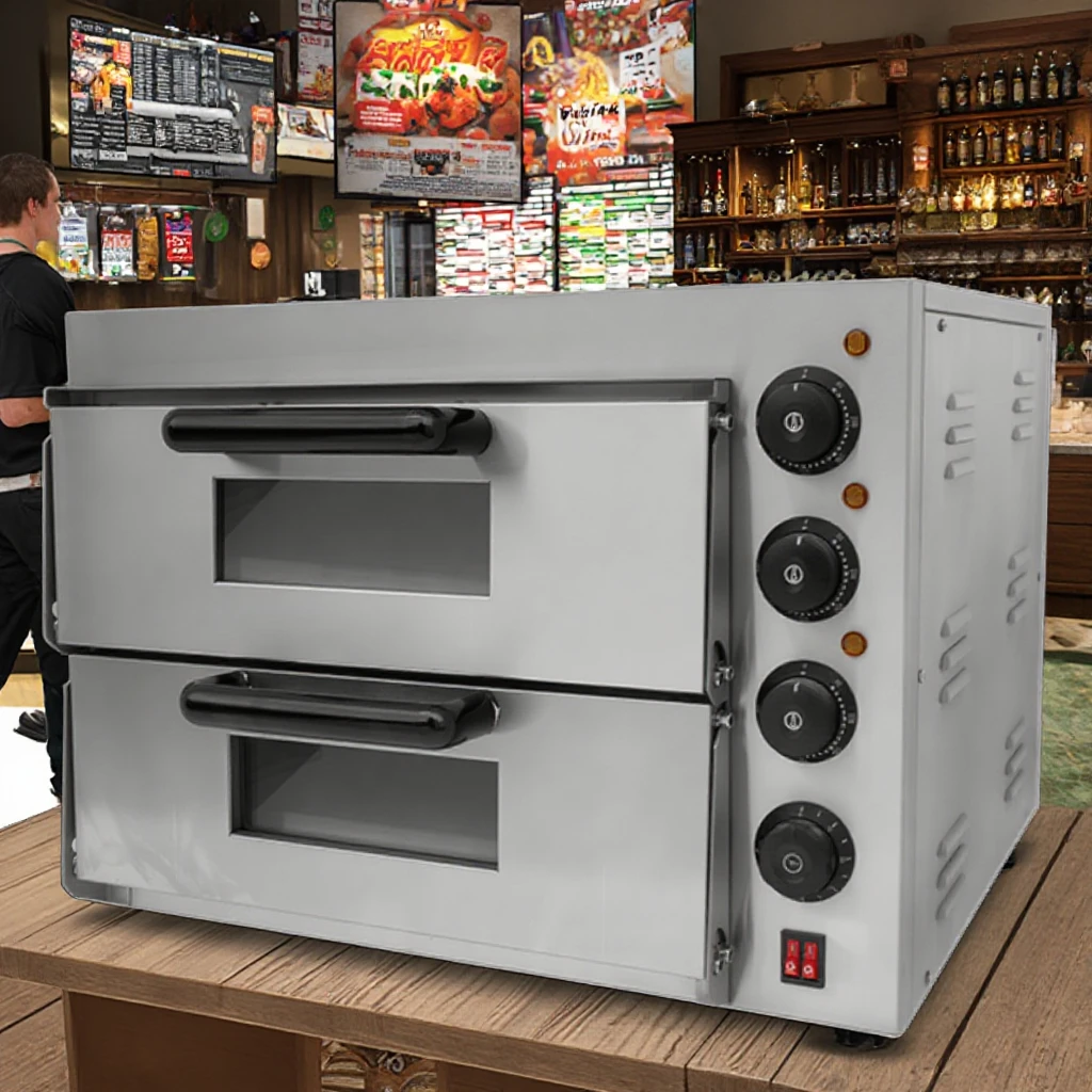 Portable Stainless Steel Electric Pizza Oven 0-300℃ Temperature Control for Restaurant Hotel Kitchen Equipment Ceramic-Lined
Portable Stainless Steel Electric Pizza Oven 0-300℃ Temperature Control for Restaurant Hotel Kitchen Equipment Ceramic-Lined