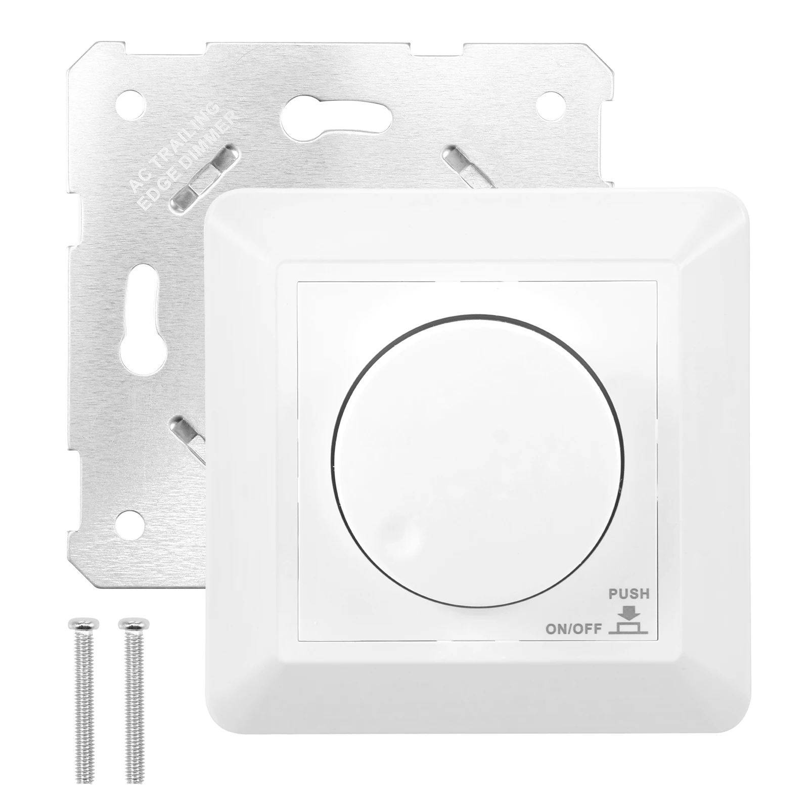 Dimmer Switch AC 220-240V Rotary LED Dimmer for 5-250wLED and 5-300w Dimmable LED Lamps Incandescent Bulb and Halogen Lamp
Dimmer Switch AC 220-240V Rotary LED Dimmer for 5-250wLED and 5-300w Dimmable LED Lamps Incandescent Bulb and Halogen Lamp
