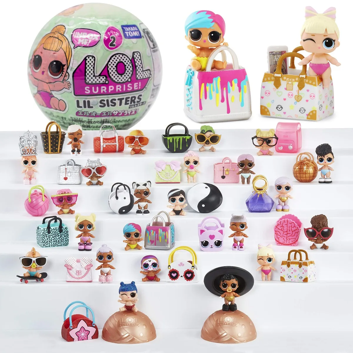 LOL Surprise! Lil Sisters Series 2 Blind Ball Kawaii MGA Collectible Doll with 5 Surprises Color Change Baby Toy Gifts
LOL Surprise! Lil Sisters Series 2 Blind Ball Kawaii MGA Collectible Doll with 5 Surprises Color Change Baby Toy Gifts