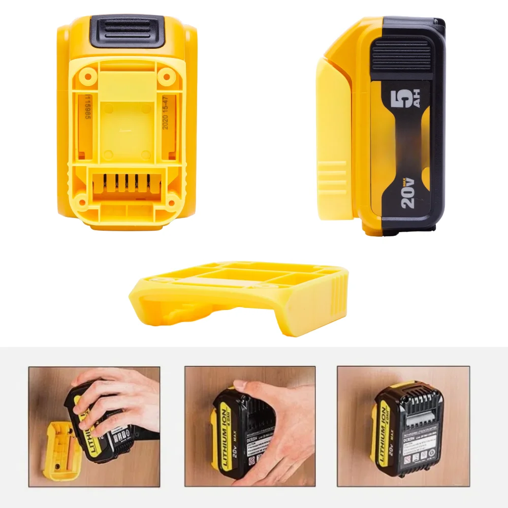 10/20 Pcs Battery Holder for Dewalt 20V Power Tools Li-ion Battery Wall Mount Battery Storage Rack for Work Van Shelf Toolbox
10/20 Pcs Battery Holder for Dewalt 20V Power Tools Li-ion Battery Wall Mount Battery Storage Rack for Work Van Shelf Toolbox