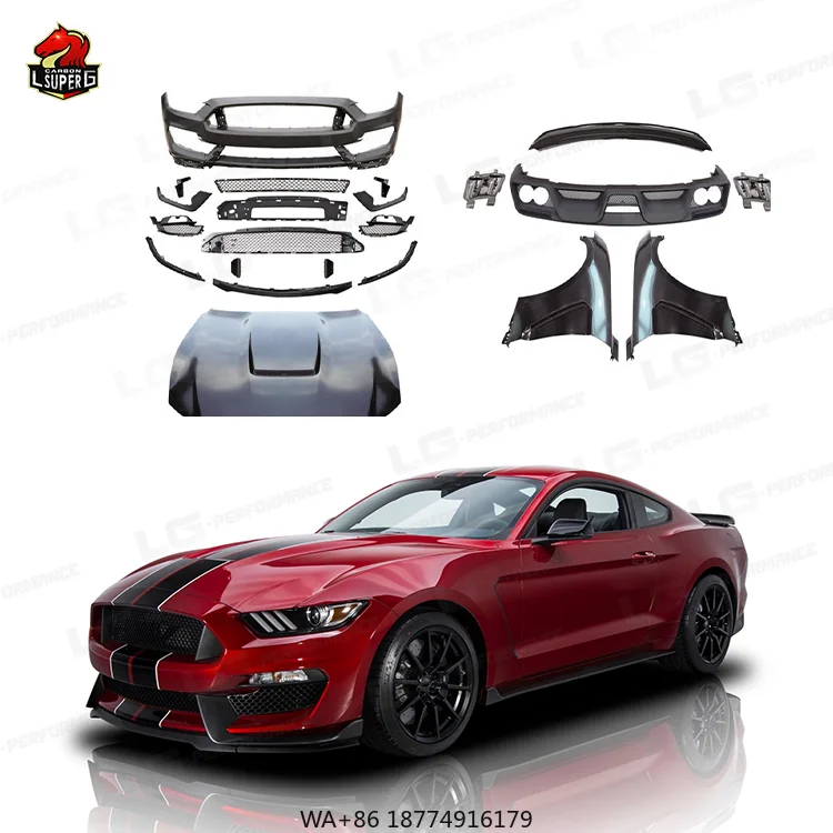 GT350 Body Kits for Front Bumper Fenders Rear Diffuser Exhaust Pipe Tips Wing Spoiler Hood PP Bodykit 2015-2017
GT350 Body Kits for Front Bumper Fenders Rear Diffuser Exhaust Pipe Tips Wing Spoiler Hood PP Bodykit 2015-2017