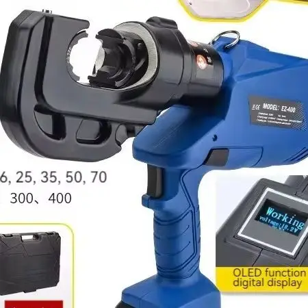 18V Rechargeable Continuous Crimping Pliers Cable Real-time Digital Display Hydraulic Pliers Electric Hydraulic Crimping Pliers
18V Rechargeable Continuous Crimping Pliers Cable Real-time Digital Display Hydraulic Pliers Electric Hydraulic Crimping Pliers