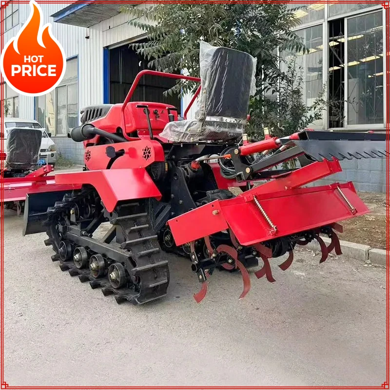 Multi-Function Mini Farm Crawler Tractor Cultivator 25hp 35hp 50hpHot Selling Agricultural Machinery
Multi-Function Mini Farm Crawler Tractor Cultivator 25hp 35hp 50hpHot Selling Agricultural Machinery