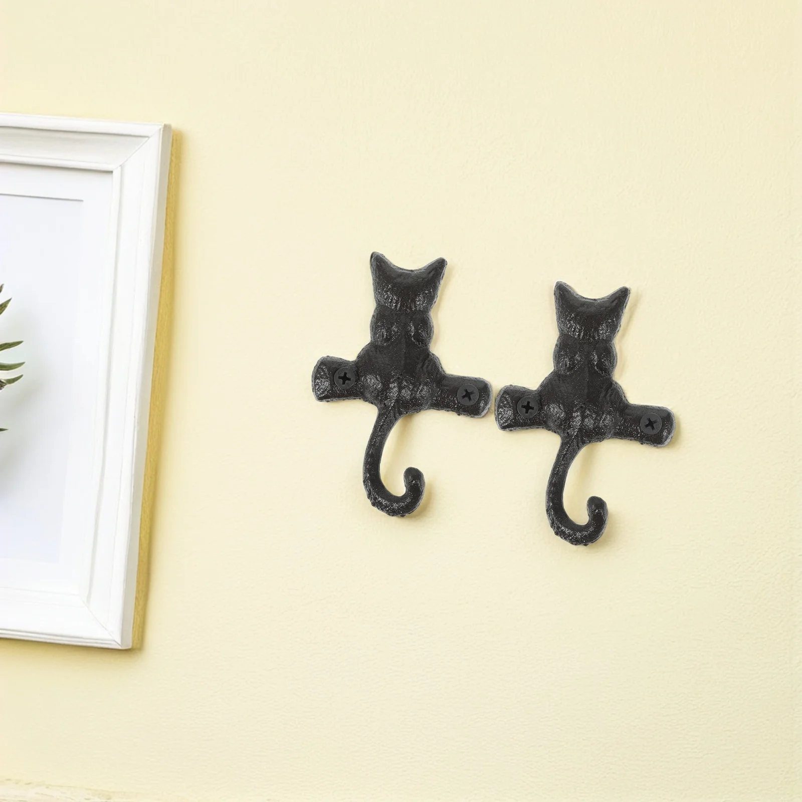 2pcs Vintage Cat Wall Hooks Coat Key Hanger Retro Bathroom Kitchen Smooth Material Mount Storage Space Saving Home
2pcs Vintage Cat Wall Hooks Coat Key Hanger Retro Bathroom Kitchen Smooth Material Mount Storage Space Saving Home