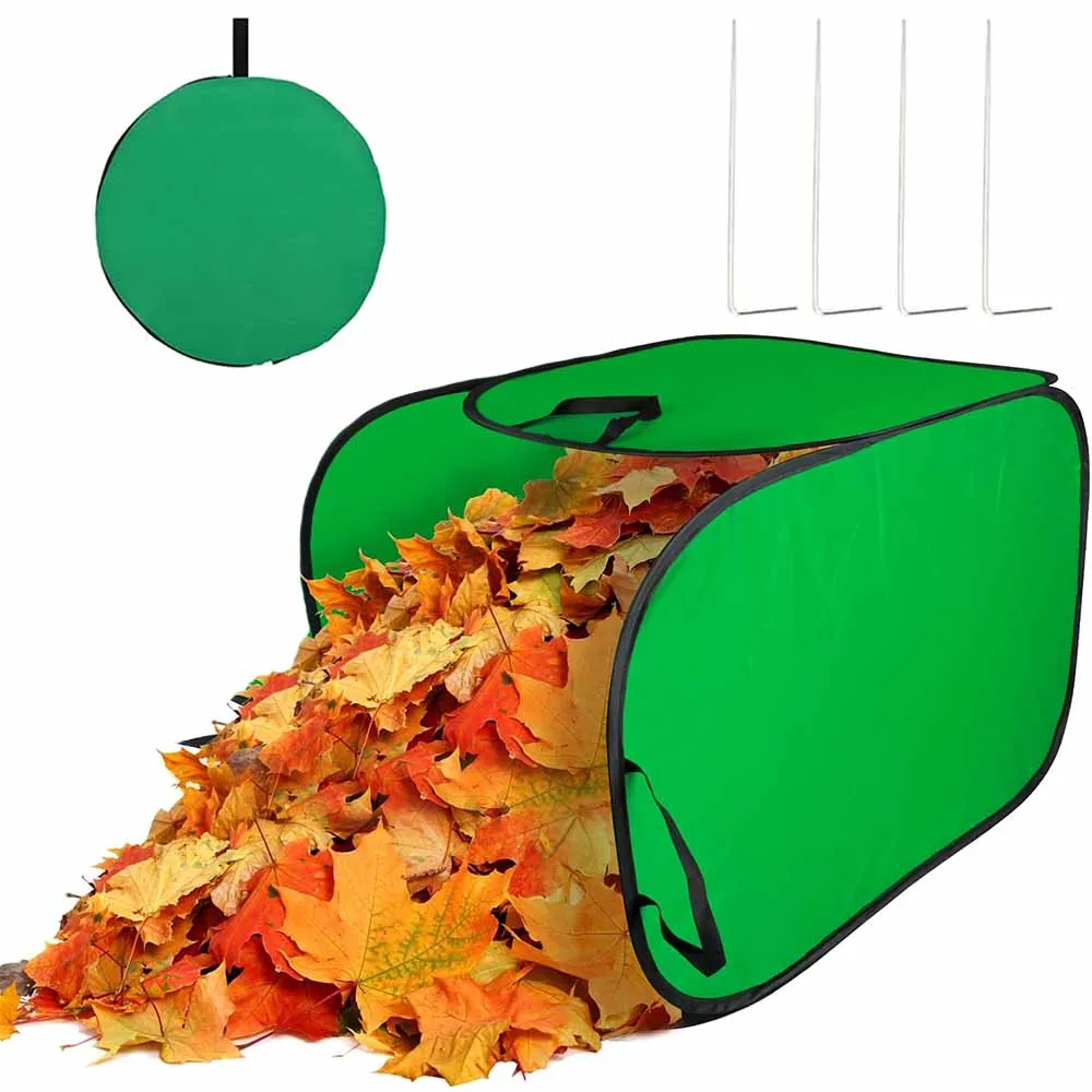 Garden Waste Bag 25 cm Large Capacity Leaf Sack Light Trash Can Foldable Grass Container for Lawn Yard Pool Leaf Storage Bag
Garden Waste Bag 25 cm Large Capacity Leaf Sack Light Trash Can Foldable Grass Container for Lawn Yard Pool Leaf Storage Bag