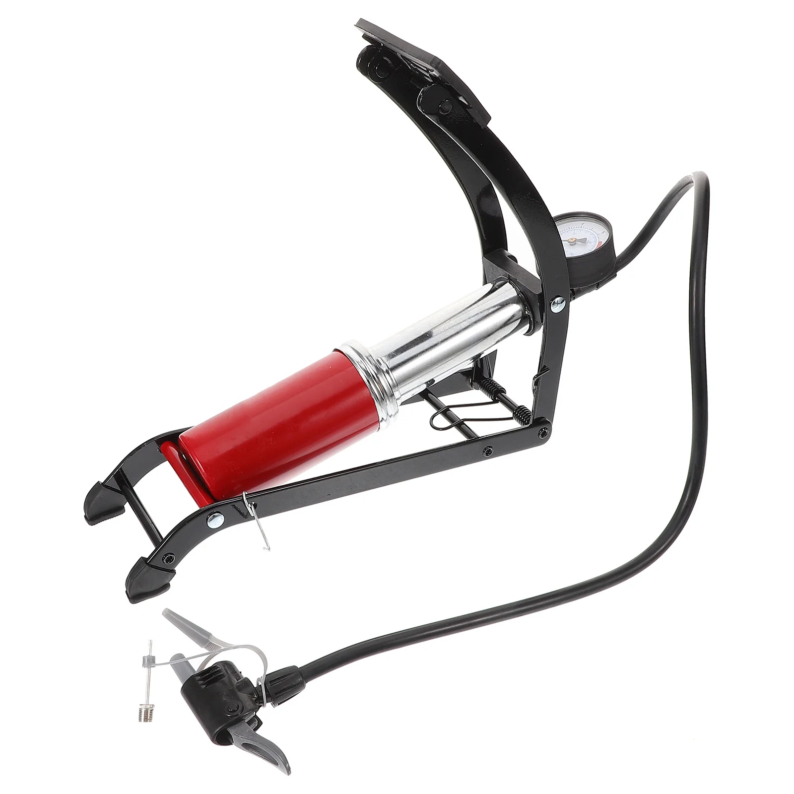 Vertical Bike High Pressure Tire Inflator Portable For Motorcycle Durable Iron Material Easy Operation Lightweight Car 
Vertical Bike High Pressure Tire Inflator Portable For Motorcycle Durable Iron Material Easy Operation Lightweight Car