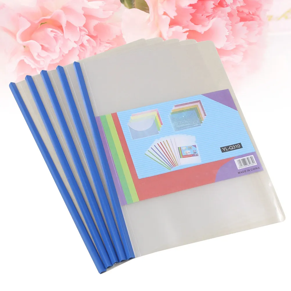 10Pcs Plastic A4 File Folder Transparent Sliding Bar Report Cover Paper Organizer Document Holder School Business Binder
10Pcs Plastic A4 File Folder Transparent Sliding Bar Report Cover Paper Organizer Document Holder School Business Binder