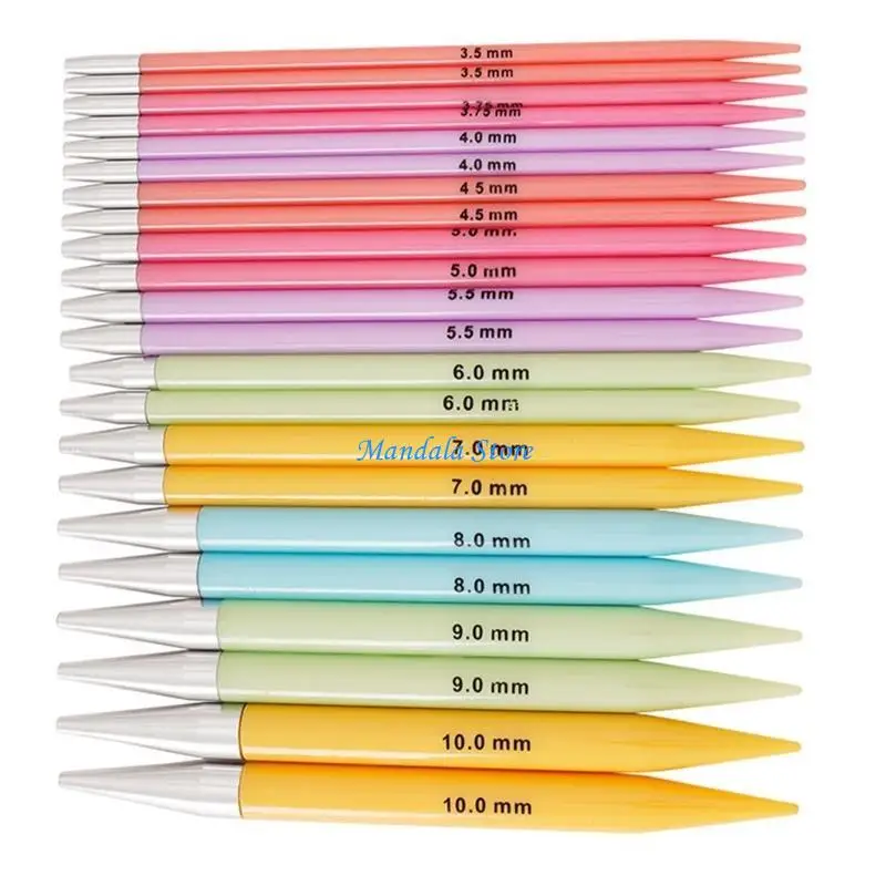 U2JC 11Pairs Interchangeable Circular Knitting Needle Set with Accessories, 3.75-10m
U2JC 11Pairs Interchangeable Circular Knitting Needle Set with Accessories, 3.75-10m