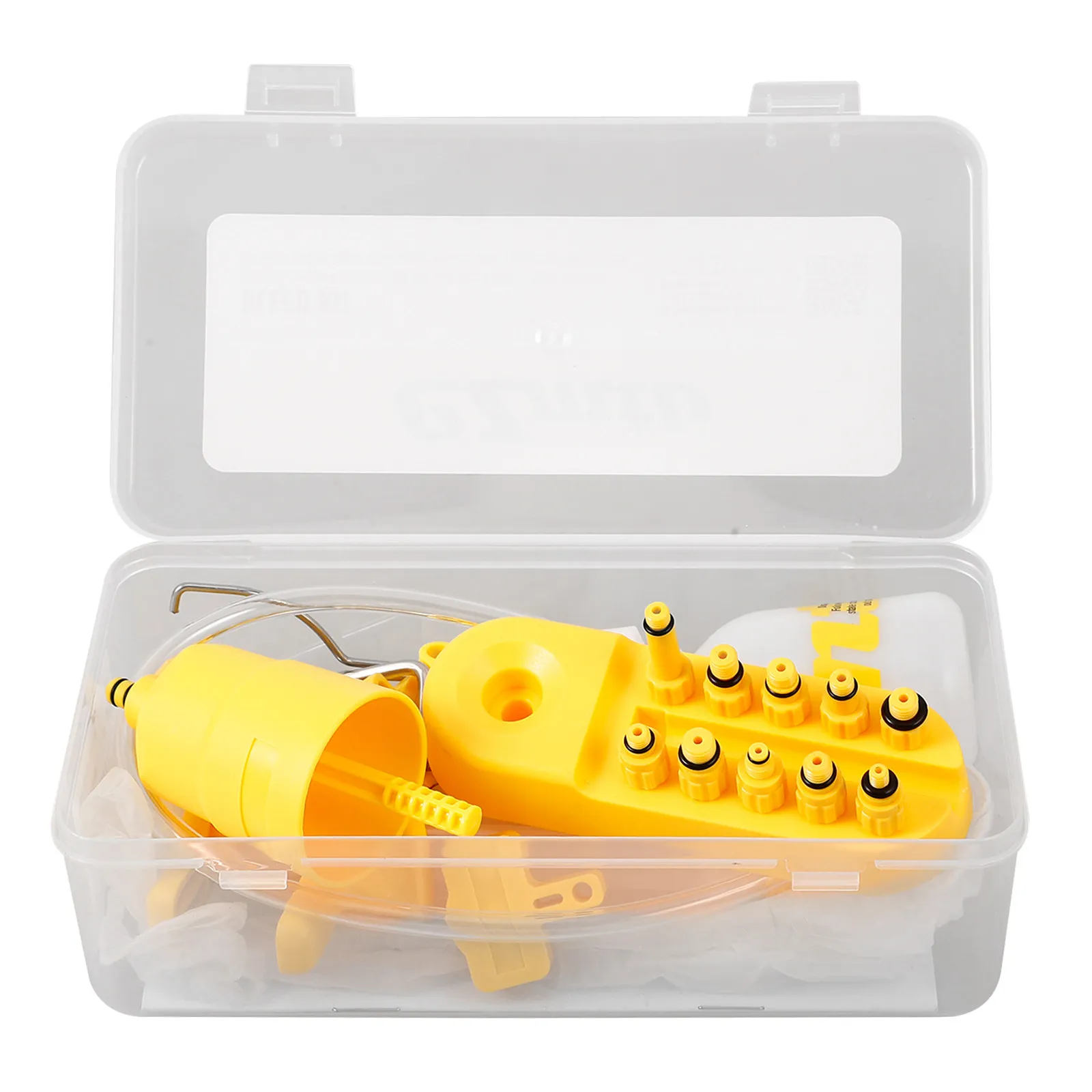 Набор для прокачки тормозов велосипеда (1 комплект) – Профессиональный комплект для прокачки гидравлических дисковых тормозов одним человеком, включает адаптер для суппорта
Набор для прокачки тормозов велосипеда (1 комплект) – Профессиональный комплект для прокачки гидравлических дисковых тормозов одним человеком, включает адаптер для суппорта