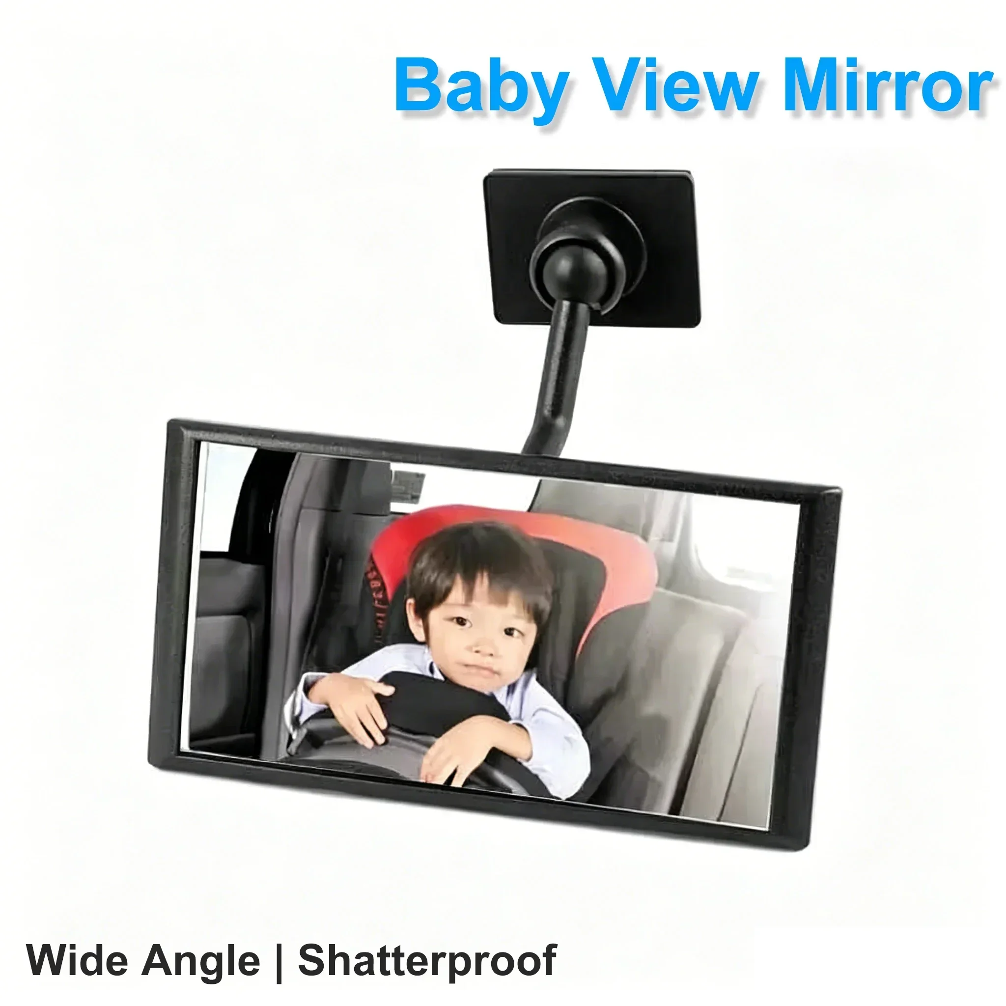 HD Wide Angle Baby Car Mirror Anti Shatter Universal Backseat Infant Monitor Rear View Mirror Car Interior Styling Accessories
HD Wide Angle Baby Car Mirror Anti Shatter Universal Backseat Infant Monitor Rear View Mirror Car Interior Styling Accessories