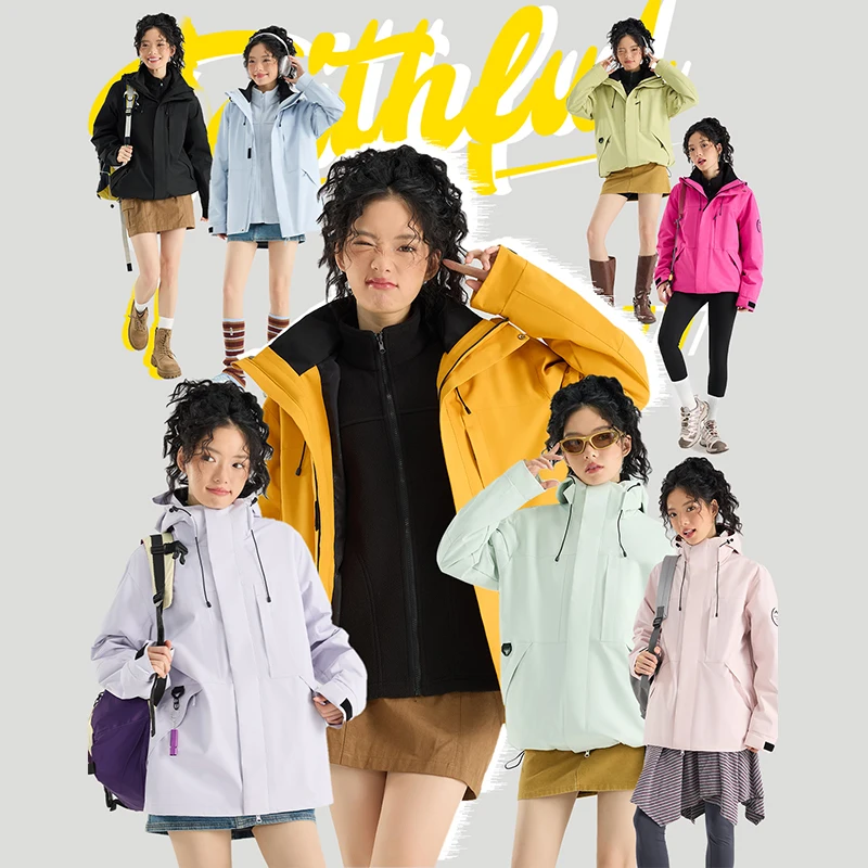 Couple outdoor three-in-one two-piece jacket windproof waterproof couple hiking suit outdoor camping men and women's suits
Couple outdoor three-in-one two-piece jacket windproof waterproof couple hiking suit outdoor camping men and women's suits