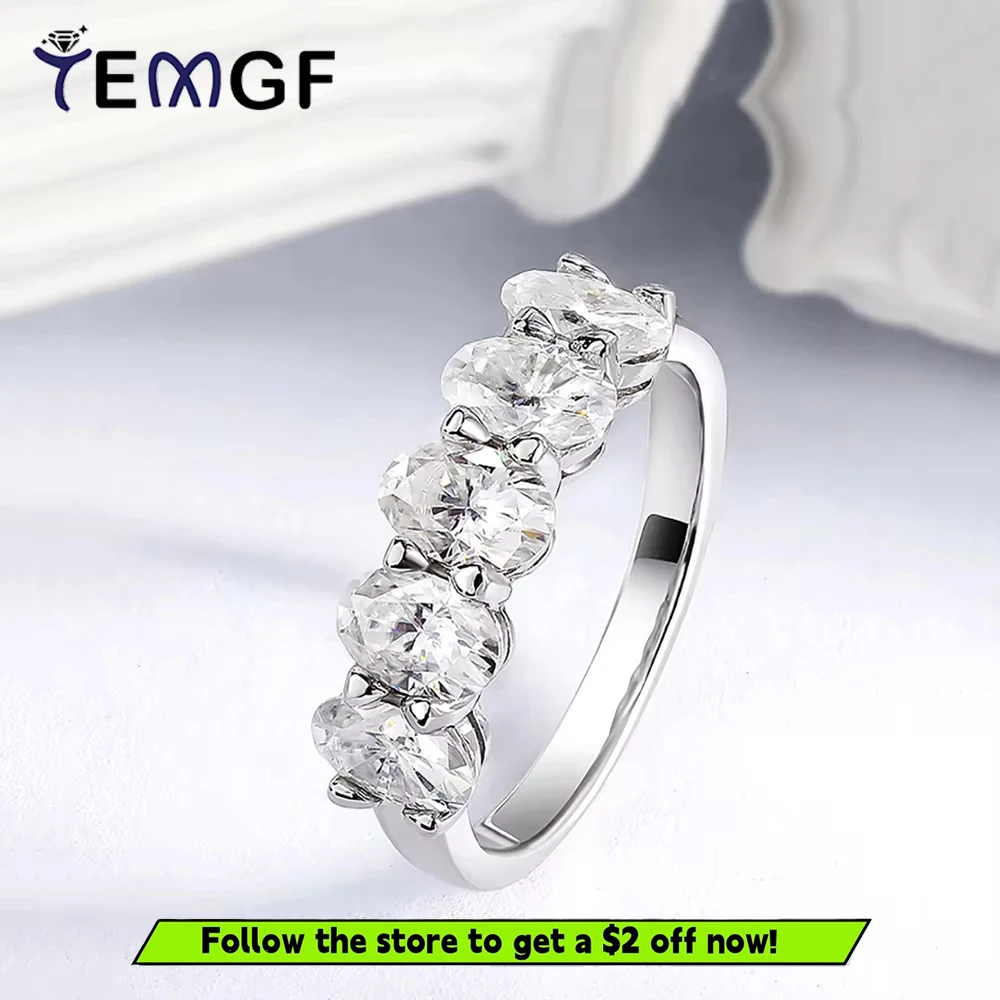 Кольца с муассанитом TEMGF 4*6 мм овальной огранки, сертификация GRA для женщин, ювелирные изделия, обручальные свадебные кольца Eternity S925, кольцо с лямкой
Кольца с муассанитом TEMGF 4*6 мм овальной огранки, сертификация GRA для женщин, ювелирные изделия, обручальные свадебные кольца Eternity S925, кольцо с лямкой