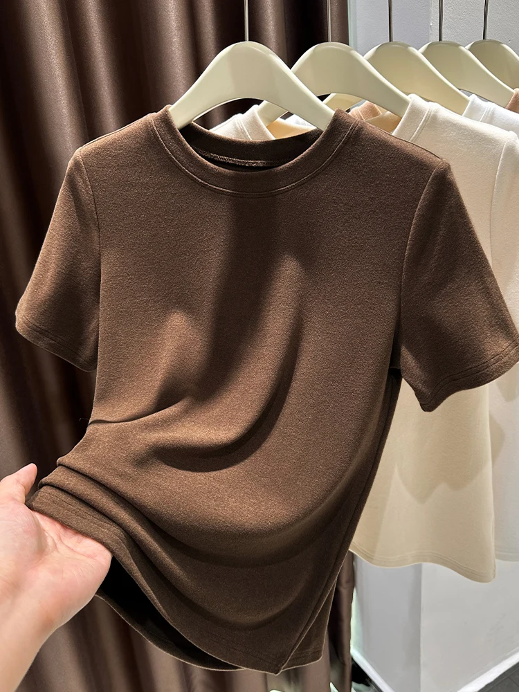 Утепленная женская футболка с круглым вырезом и длинным рукавом, весна-осень, новая модель, базовый слой, термобелье, теплый топ
Утепленная женская футболка с круглым вырезом и длинным рукавом, весна-осень, новая модель, базовый слой, термобелье, теплый топ