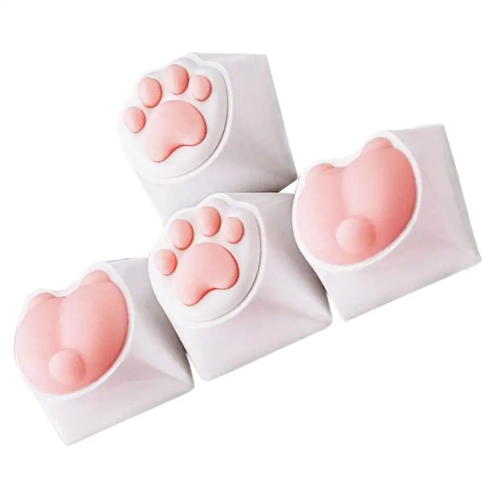 4 Pcs Cat Claw Keycaps Cute Silica Gel Mechanical Keyboard Accessories Compatible Gaming Keycap Resin Material Easy Installation
4 Pcs Cat Claw Keycaps Cute Silica Gel Mechanical Keyboard Accessories Compatible Gaming Keycap Resin Material Easy Installation