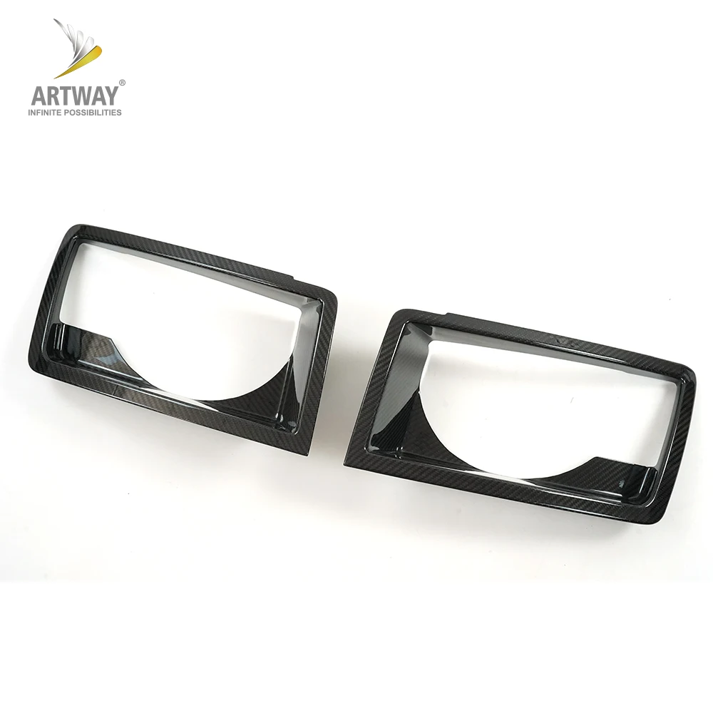 Artway Design Dry Carbon Car Headlight Protector Cover For L663 New Defender 2020-2024 Headlight Lamp Cover Front Bumper Kit
Artway Design Dry Carbon Car Headlight Protector Cover For L663 New Defender 2020-2024 Headlight Lamp Cover Front Bumper Kit