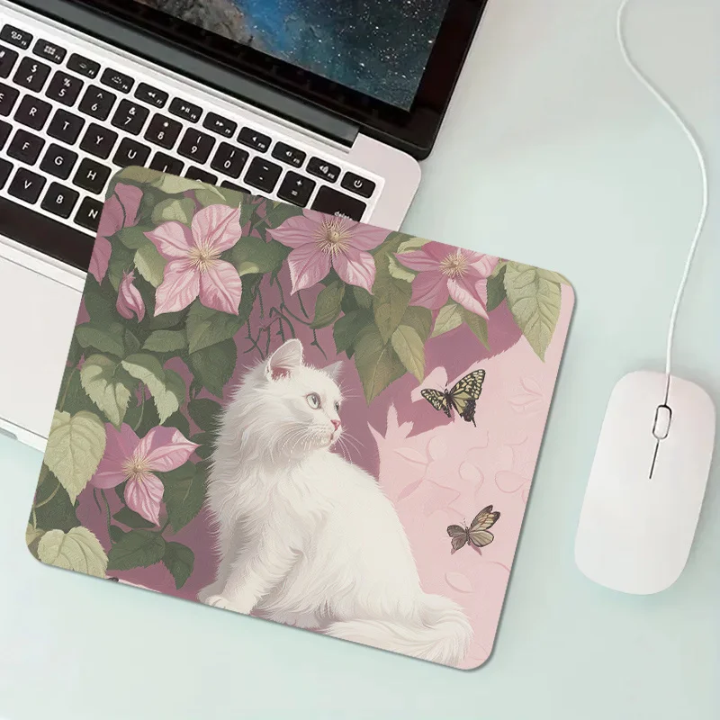 Коврик для мыши с принтом кошек и бабочек, противоскользящие резиновые компьютерные офисные аксессуары, моющиеся, подходят для использования вдома и офисе
Коврик для мыши с принтом кошек и бабочек, противоскользящие резиновые компьютерные офисные аксессуары, моющиеся, подходят для использования вдома и офисе