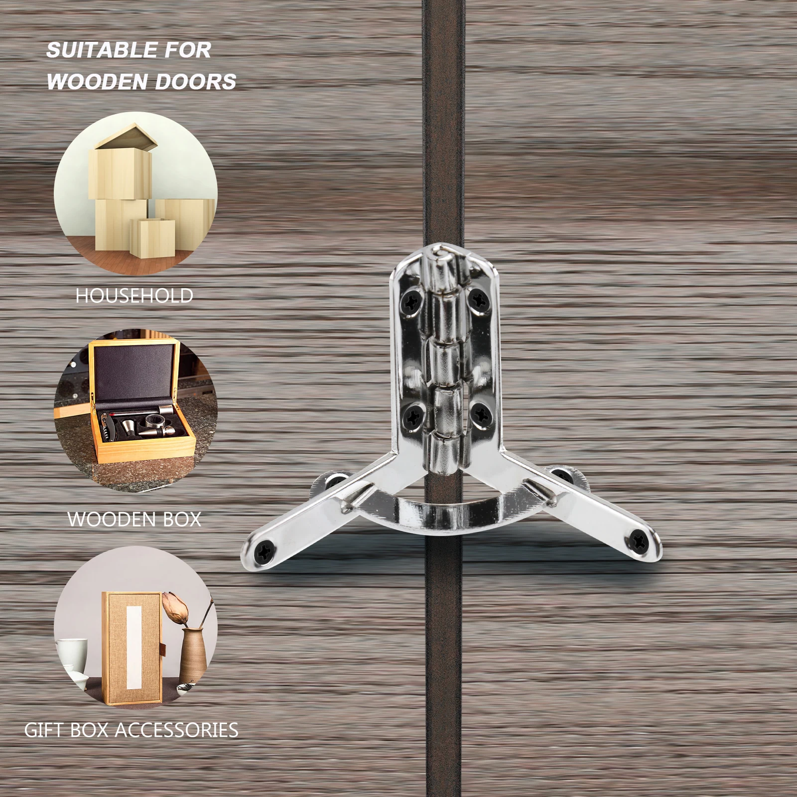 6 Pcs Zinc Alloy Hinges Durable Fine Workmanship Gift Miniature Jewelry Case Silver Decorative Strong Buffering
6 Pcs Zinc Alloy Hinges Durable Fine Workmanship Gift Miniature Jewelry Case Silver Decorative Strong Buffering