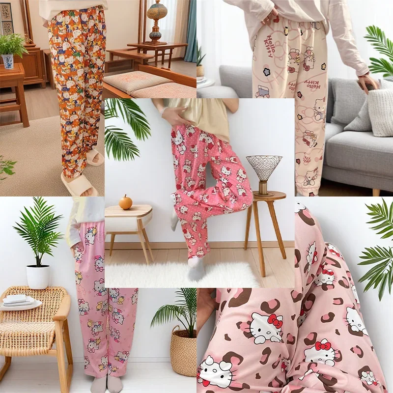 2025 Hello Kitty Y2k Kawaii pajamas women's summer thin loose cartoon casual walking pajama pants loungewear
2025 Hello Kitty Y2k Kawaii pajamas women's summer thin loose cartoon casual walking pajama pants loungewear