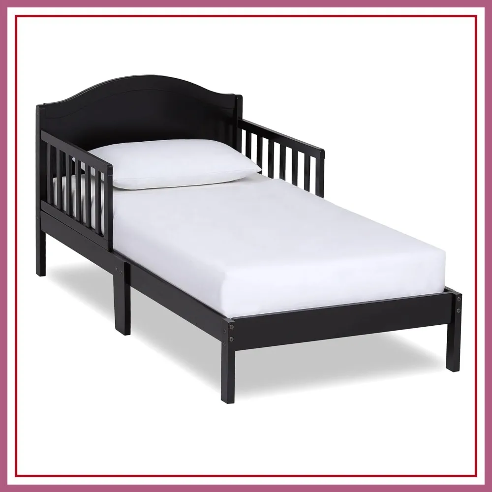 Toddler Bed with Safety Rails, Low to Floor, Non-Toxic Finish, Pinewood, Greenguard Gold & BSA Certified
Toddler Bed with Safety Rails, Low to Floor, Non-Toxic Finish, Pinewood, Greenguard Gold & BSA Certified