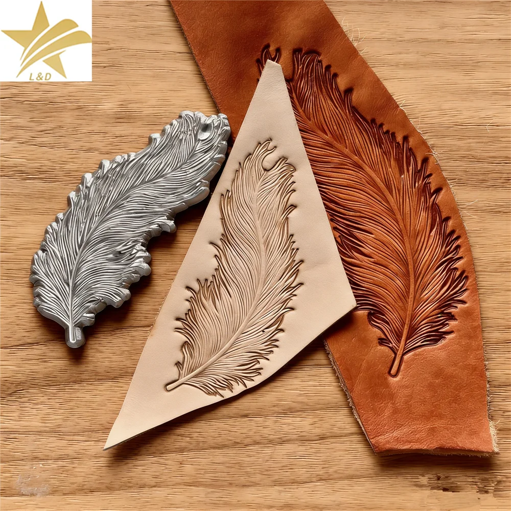 3D Feather Leather Embossing Stamper Carving Stamping Mold ,Cold Hot Heat Leather Stamp Craft Tools DIY Shaping
3D Feather Leather Embossing Stamper Carving Stamping Mold ,Cold Hot Heat Leather Stamp Craft Tools DIY Shaping