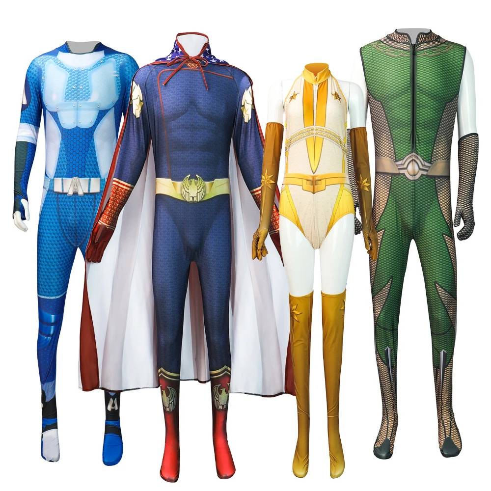 The Boys Homelander The Deep Cosplay Costume Adult Spandex Zentai Bodysuit Halloween Carnival Party Custom Fancy Dress Outfit
The Boys Homelander The Deep Cosplay Costume Adult Spandex Zentai Bodysuit Halloween Carnival Party Custom Fancy Dress Outfit